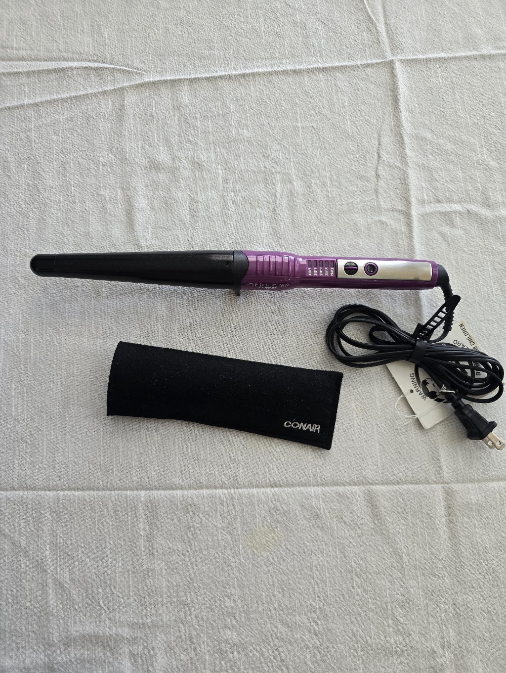 Infiniti Pro Conair Purple Tapered Curling Wand
